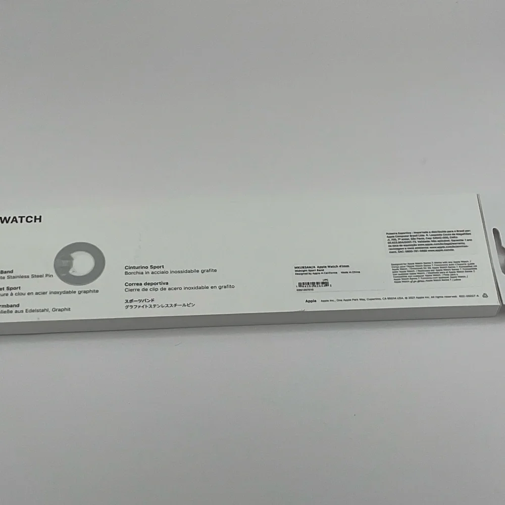 Apple genuine unisex watch band. Midnight sports band Size 41 mm. NWT